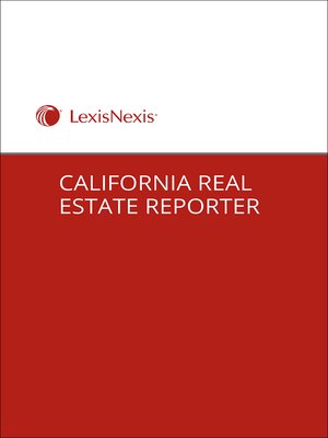 cover image of California Real Estate Reporter